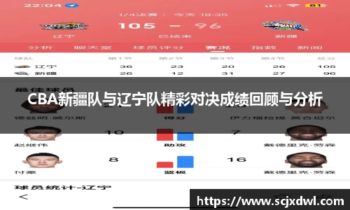 CBA新疆队与辽宁队精彩对决成绩回顾与分析